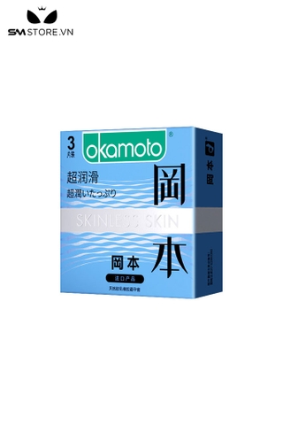SMT3366 - Bao cao su okamono siêu mỏng có chất bôi trơn cực mịn