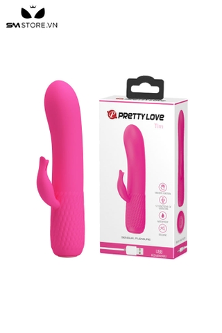 SMT3396 - Máy rung tai thỏ Pretty Love có 12 chế độ và sạc điện dài 15cm