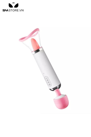 SMT3422 - Chày rung tình yêu 3 trong 1 mix lưỡi liếm có 12 chế độ