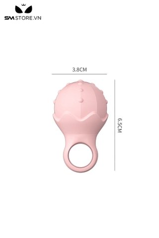 SMT3424 - Máy rung âm vật mini ngụy trang nhẫn có bi nổi dài 6.5cm
