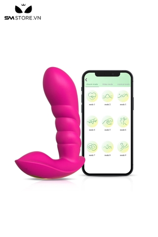 SMT3430 - Máy rung đầu dương vật xoắn ốc điều khiển APP dài 12cm