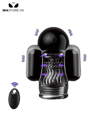SMT3497 - Cốc thủ dâm rung thụt tự động điều khiển từ xa dài 7cm