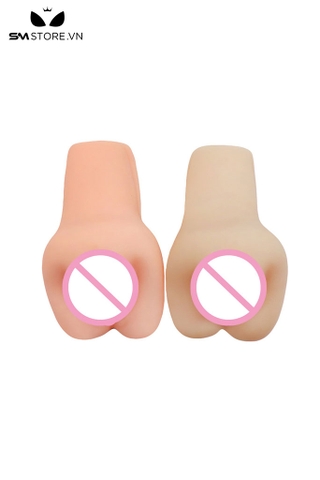 SMT3447 - Âm đạo giả dạng mông tư thế quỳ chất liệu silicon mềm dài 19cm