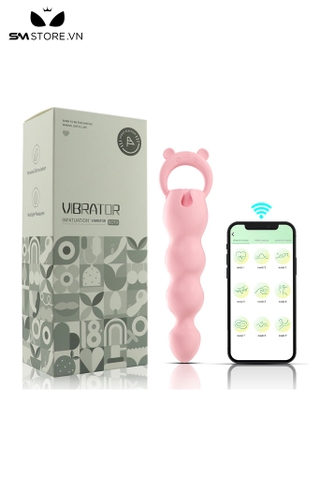 SMT3500 - Anal bead máy rung tai gấu điều khiển qua APP dài 16cm