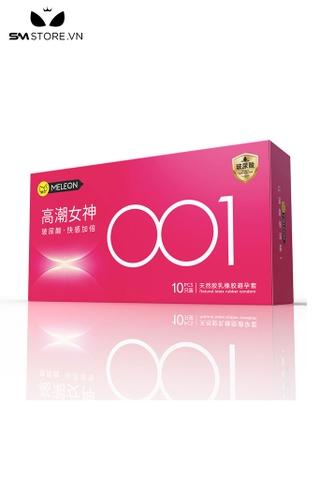 SMT3521 - Bao cao su siêu mỏng nhiều gel bôi trơn Melon hộp 10 cái