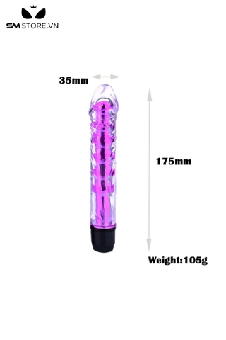 SMT3541 - Máy rung đầu dương vật dạng trơn xoắn ốc dài 175mm