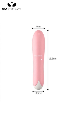 SMT3556 - Trứng rung mini giá rẻ có 1 tần số dài 15.5cm bằng nhựa