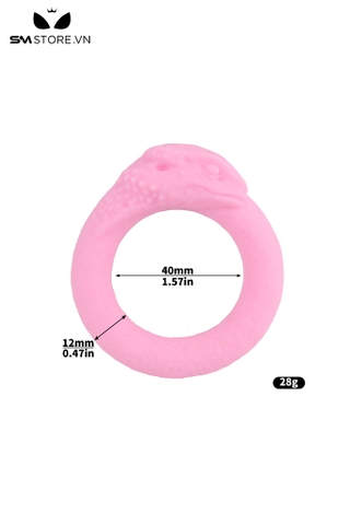 SMT3594 - Vòng đeo cu silicon ngụy trang thằn lằn đường kính 40mm