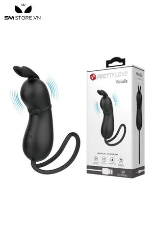 SMT3603 - Trứng rung silicon Pretty Love ngụy trang hình con thỏ đeo nơ