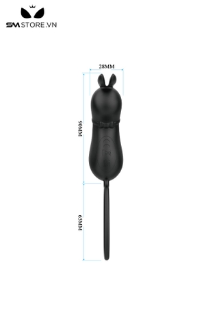 SMT3603 - Trứng rung silicon Pretty Love ngụy trang hình con thỏ đeo nơ