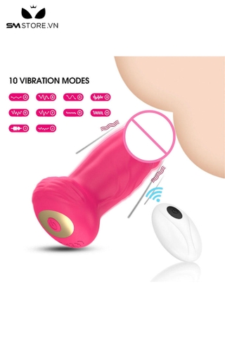 SMT3620 - Dương vật giả rung điều khiển xa có 10 chế độ sạc điện