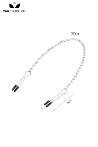 SMT3627 - Kẹp ti hình chữ U có nút chỉnh có dây bi liền bằng kim loại
