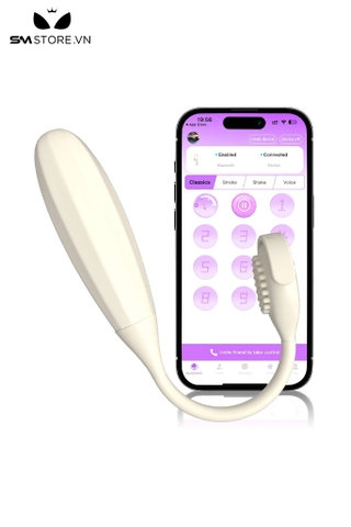 SMT3634 - Trứng rung 2 đầu có gai mềm điều khiển qua APP dài 19.6cm