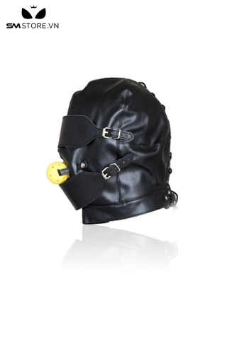 SMT3688 - Mặt nạ kín đầu che mắt bịt miệng mix ball gag chỉnh được