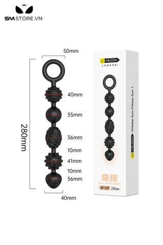 SMT3714 - Anal bead chuỗi hạt có 5 tầng hạt khác nhau dài 28cm