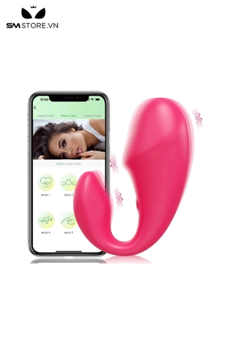 SMT3750 - Máy rung 2 đầu với đầu dương vật điều khiển APP có 9 chế độ