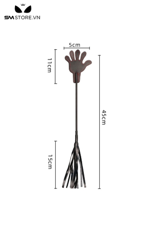 SMT3756 - Roi da tình yêu hình bàn tay dài 45cm với tua rua tay cầm