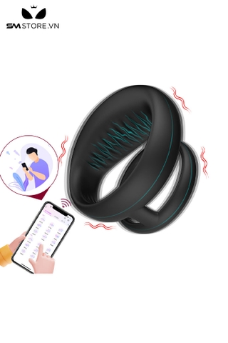 SMT3801 - Vòng rung đeo gốc dương vật có 10 chế độ sạc điện dài 6cm