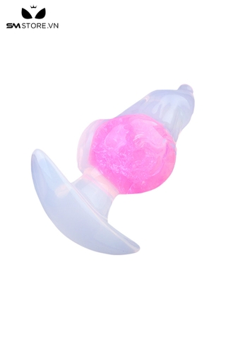 SMT3812 - Huge anal silicon đầu dương vật trong suốt có 2 size