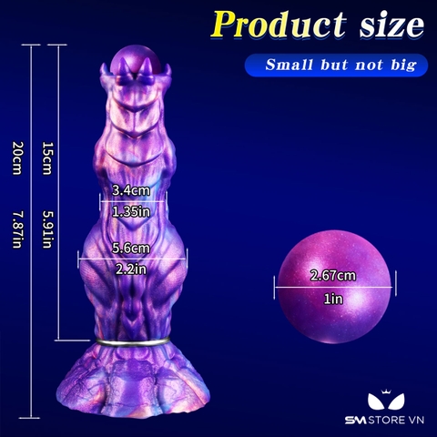 SMT3840 - Dương vật giả monster bắn trứng dài 20cm silicon gắn tường