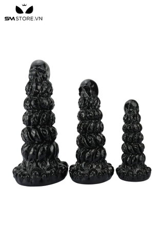 SMT3858 - Đồ chơi hậu môn long anal nhiều gân nổi quanh có 4 kích cỡ