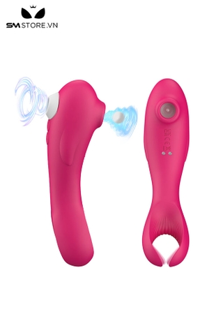 SMT3886 - Máy rung hút 2 đầu hình cái kìm có 10 tần số sạc điện dài 17cm