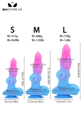 SMT3897 - Cu giả khủng lồ đế dính tường chất liệu silicon mềm có 3 size