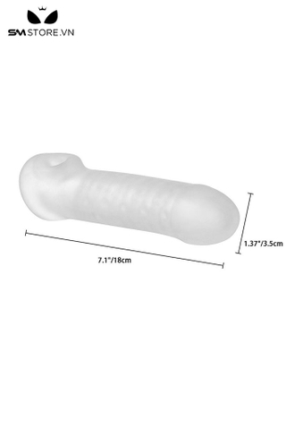 SMT3910 - Dương vật giả rỗng ruột silicon có quai đeo dài 18cm