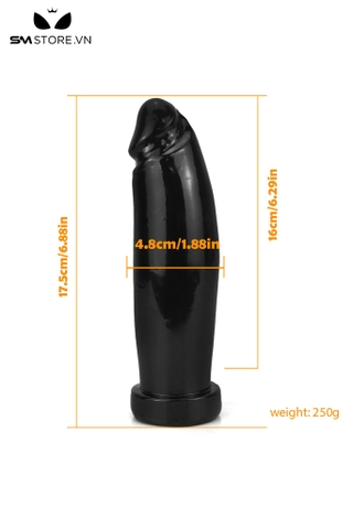 SMT3920 - Dương vật giả mini đế gắn tường bằng silicon dài 17.5cm