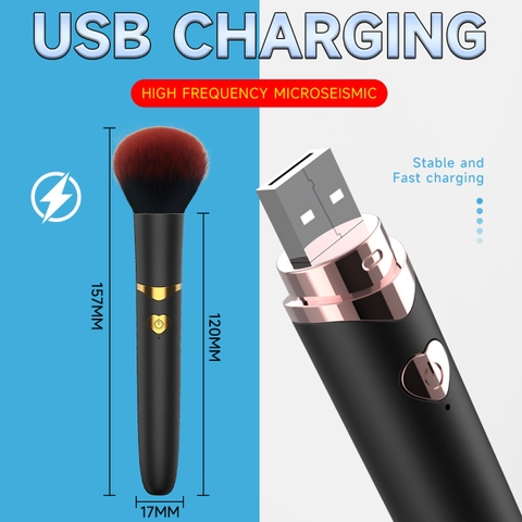 SMT3943 - Máy rung ngụy trang cọ trang điểm cắm sạc điện dài 157mm