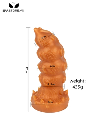 SMT3989 - Đồ chơi hậu môn anal huge silicon xúc tu bạch tuộc dài 17cm