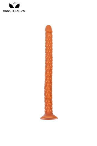 SMT3996 - Long anal silicon đàn hồi vảy cá dài 50cm đế gắn tường
