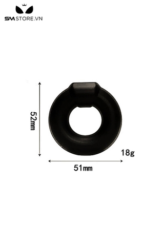 SMT4008 - Vòng đeo gốc dương vật silicon co giãn thiết kế hình tròn trơn