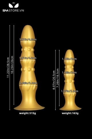 SMT4025 - Đồ chơi hậu môn long anal có bi nổi nhỏ bao quanh có 2 size