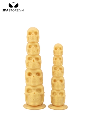 SMT4031 - Anal beads thiết kế 5 tầng hình đầu mặt quỷ có 2 size