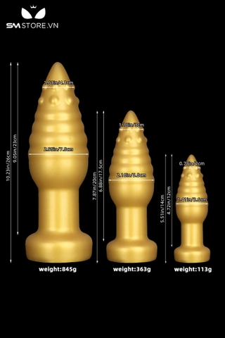 SMT4044 - Anal huge có đế dính tường với phần đầu nhọn và bi nổI