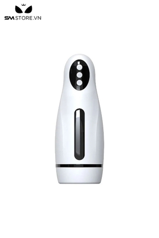 SMT4078 - Cốc thủ dâm rung thụt xoay sạc USB và sưởi ấm silicon cao cấp