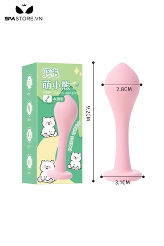 SMT4171 - Đồ chơi hậu môn plug silicon thiết kế hình giọt nước dài 5.2cm