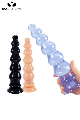 SMT4183 - Anal long dạng chuỗi hạt liền nhau đế hít tường dài 23.8cm