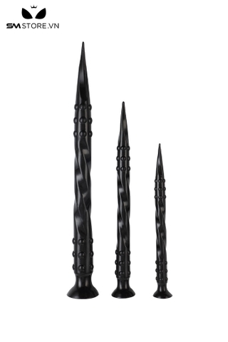 SMT4189 - Long anal silicon với phần đầu nhọn có bi nổi ở cuối và đầu