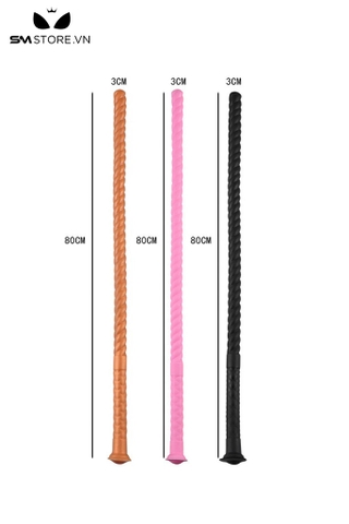 SMT4191 - Long anal silicon thiết kế dạng dây thừng xoắn ốc dài 80cm