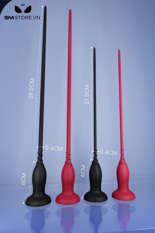 SMT4218 - Đồ chơi niệu đạo có đế dính tường dài 21 và 28cm silicon mềm