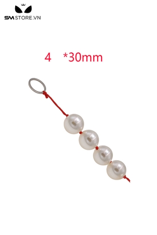 SMT4227 - Anal beads dạng chuỗi ngọc trai đường kính 3cm với dây co giãn