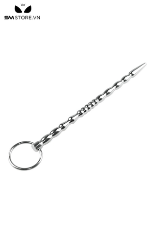 SMT4236 - Sounding thông lỗ tiểu inox với chuỗi hạt móc tròn dài 208mm