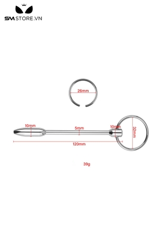 SMT4251 - Sounding inox đầu cắm phình nhẹ dạng giọt nước và vòng cầm tay