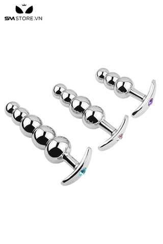 SMT4272 - Anal beads dạng xếp tầng tăng dần với chân đế chữ T