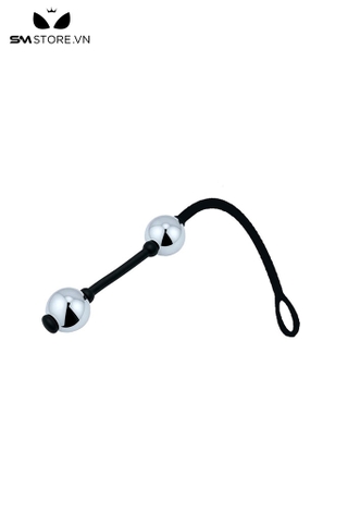 SMT4274 - Đồ chơi hậu môn anal beads với chuỗi 2 hạt inox bóng