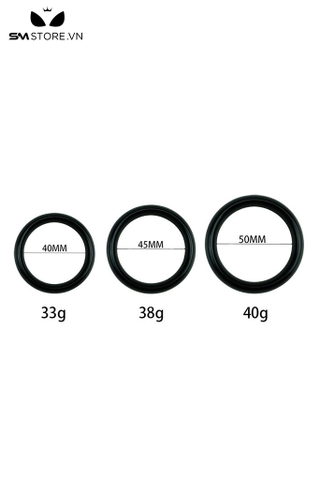 SMT4294 - Vòng đeo cu inox dạng nhẫn tròn trơn dài 40 45 và 50mm