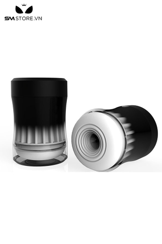SMT4300 - Cốc thủ dâm 2 đầu silicon tháo rời dễ vệ sinh dài 12cm