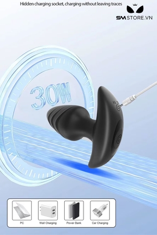 SMT4323 - Máy rung hậu môn xoay 360 độ có 10 chế độ chống nước